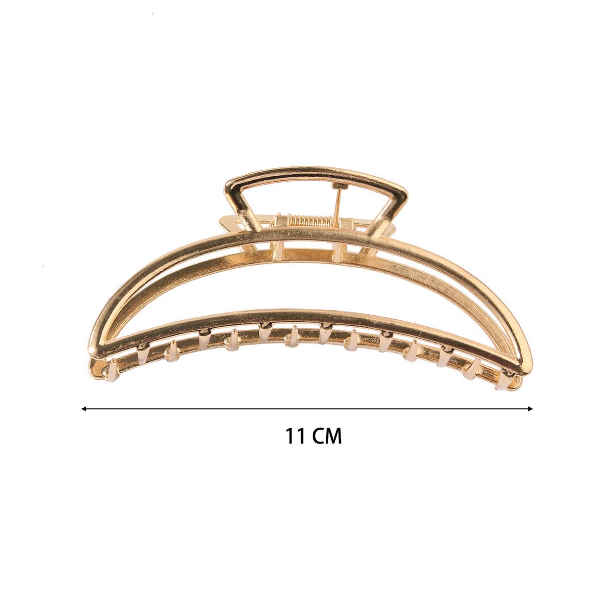 6-Pack Gold Tone Metal Hair Claws, Strong Hold_CWABE0199 - Cloth + Cabin