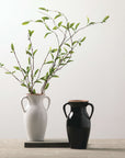 Natural Rimmed White Vase