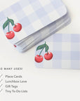 Cherry Gingham Pocket Notes™ - Cloth + Cabin
