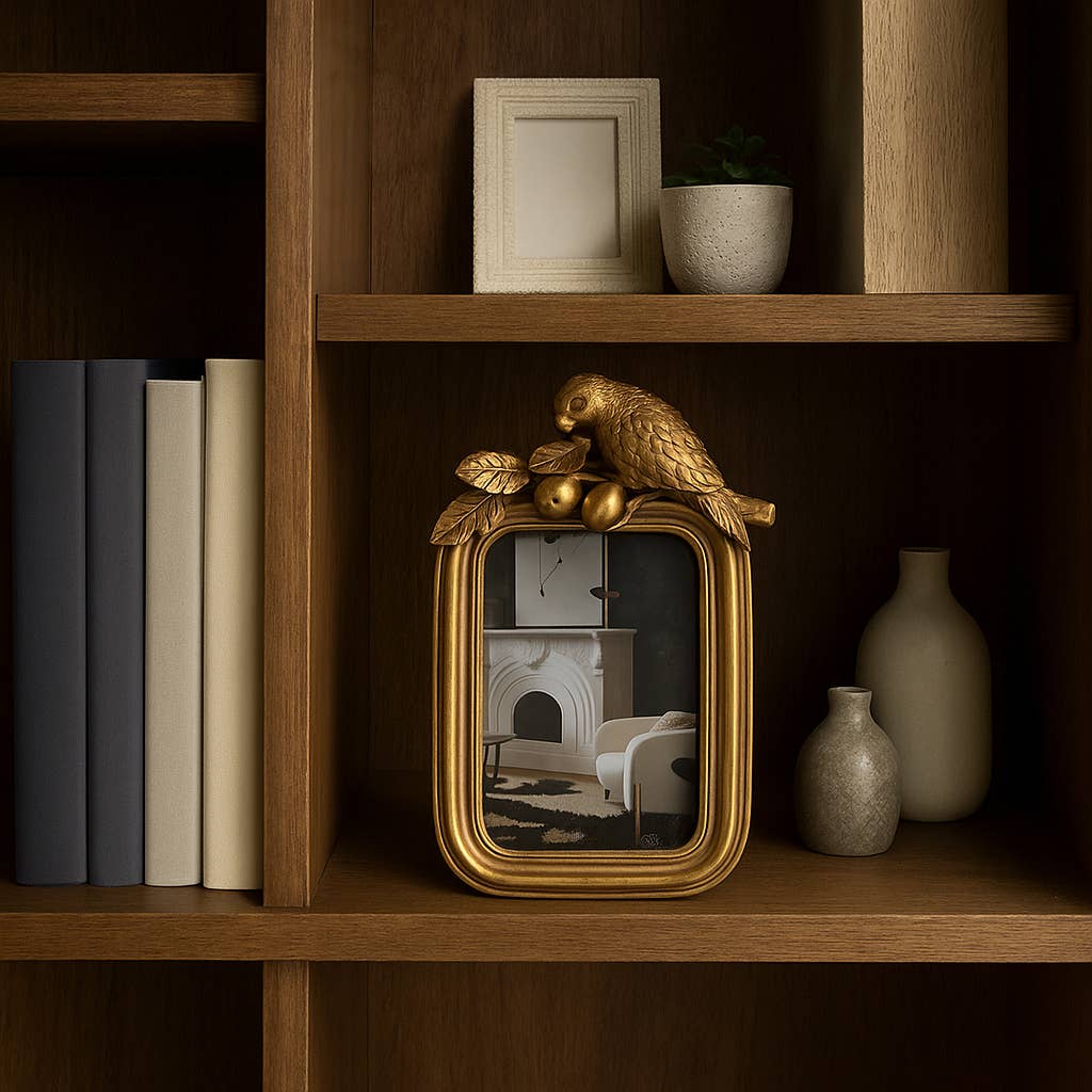 Gold Bird Picture Frame - Cloth + Cabin