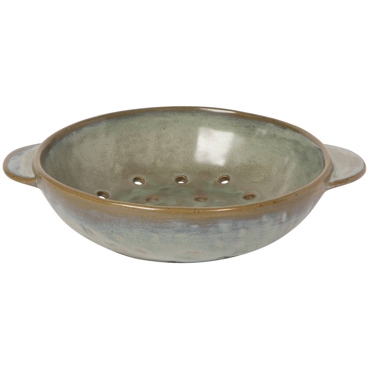 7 Inch Gray Stoneware Fruit Bowl - Cloth + Cabin
