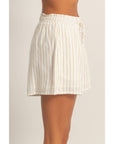 Makaila Striped Drawstring Shorts - Cloth + Cabin
