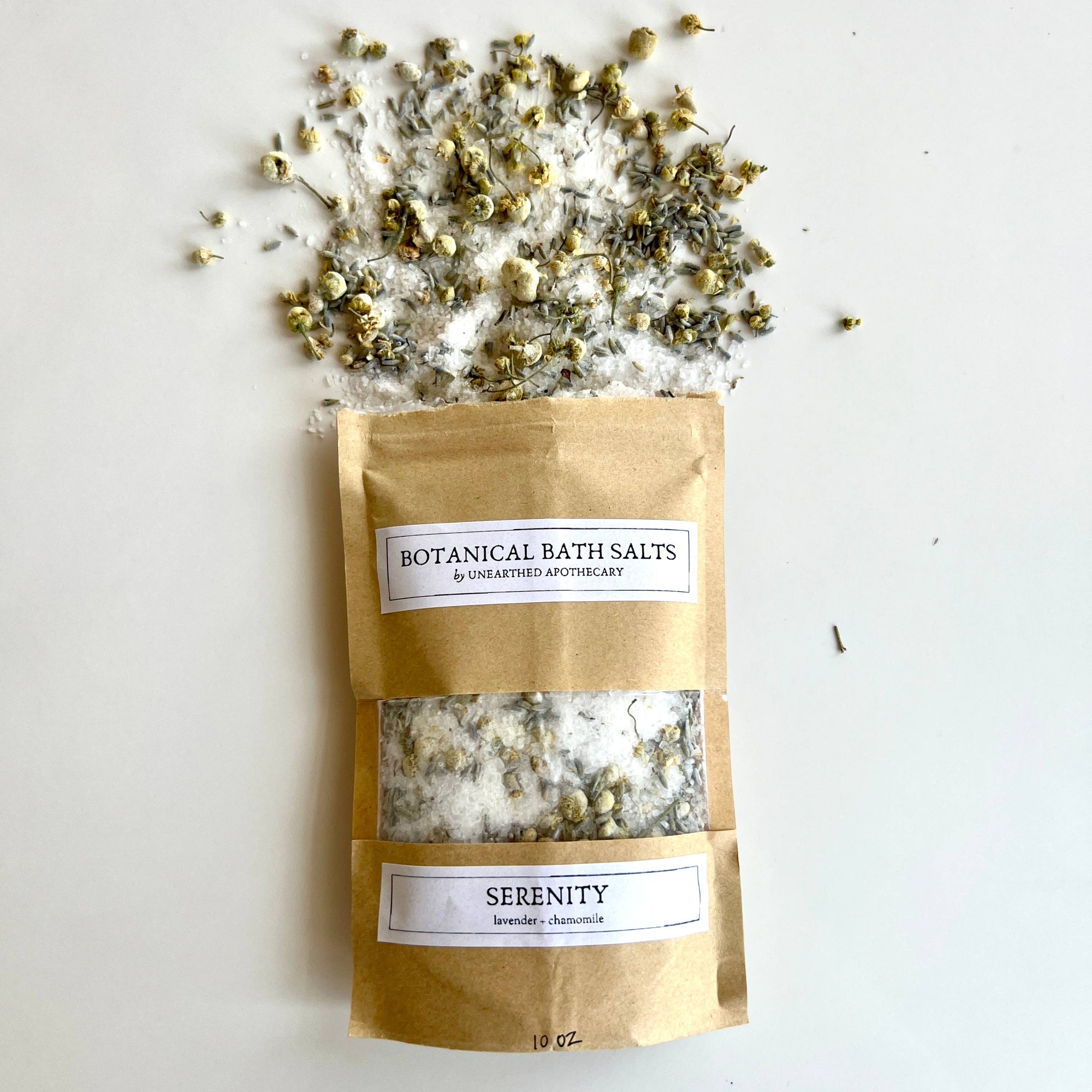 Serenity - Lavender and Chamomile Bath Salts - Cloth + Cabin