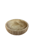 Round Natural Wood Bowl