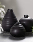 Ebony Compact Vase / Set of 3 - Cloth + Cabin