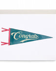 Congrats Pennant Greeting Card