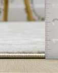 4x6 Dalia Floral Oriental Sand Indoor Outdoor Rug