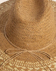 Two Tone Floppy Boho Straw Hat - Cloth + Cabin