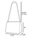 Woven Straw Top Handle Handbag - Cloth + Cabin