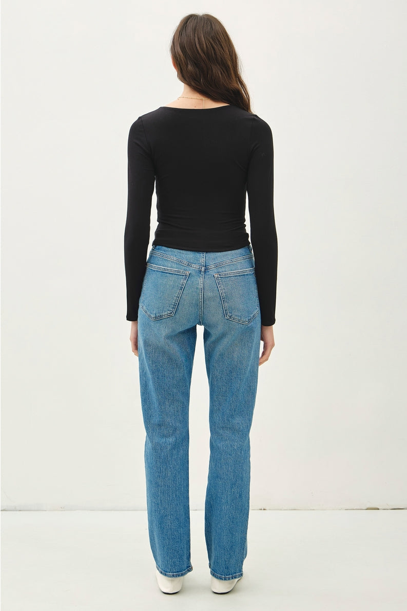 Kaleigh Basic Long Sleeve Top - Cloth + Cabin