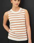 Paula Striped Sweater Tank