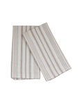 Stripe Dish Towel in Nougat / Set of 2