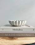 Kyma Concrete Scallop Bowl - Cloth + Cabin