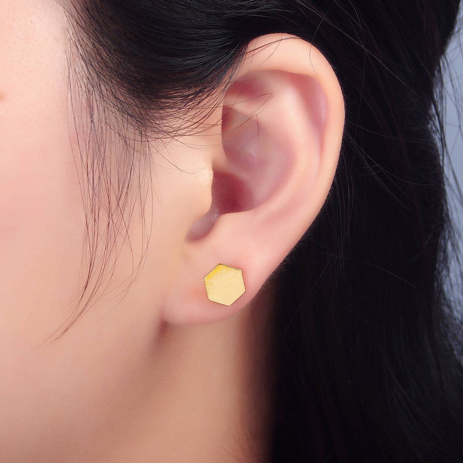 Hexagon Studs - Cloth + Cabin