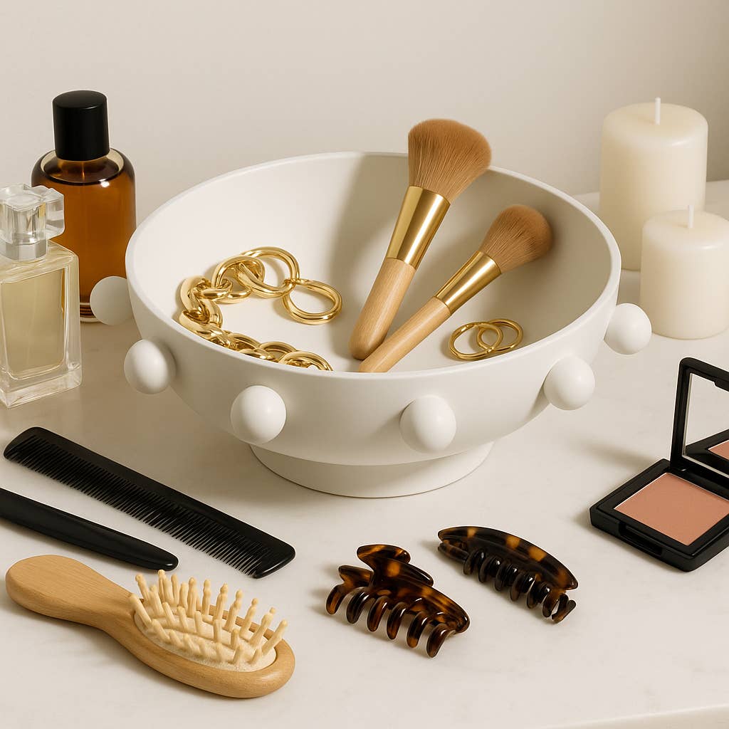 Hobnail Decorative Bowl - Cloth + Cabin