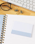 Blue Stripes Sticky Note - Cloth + Cabin