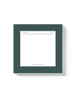 Green Square Chunky Notepad