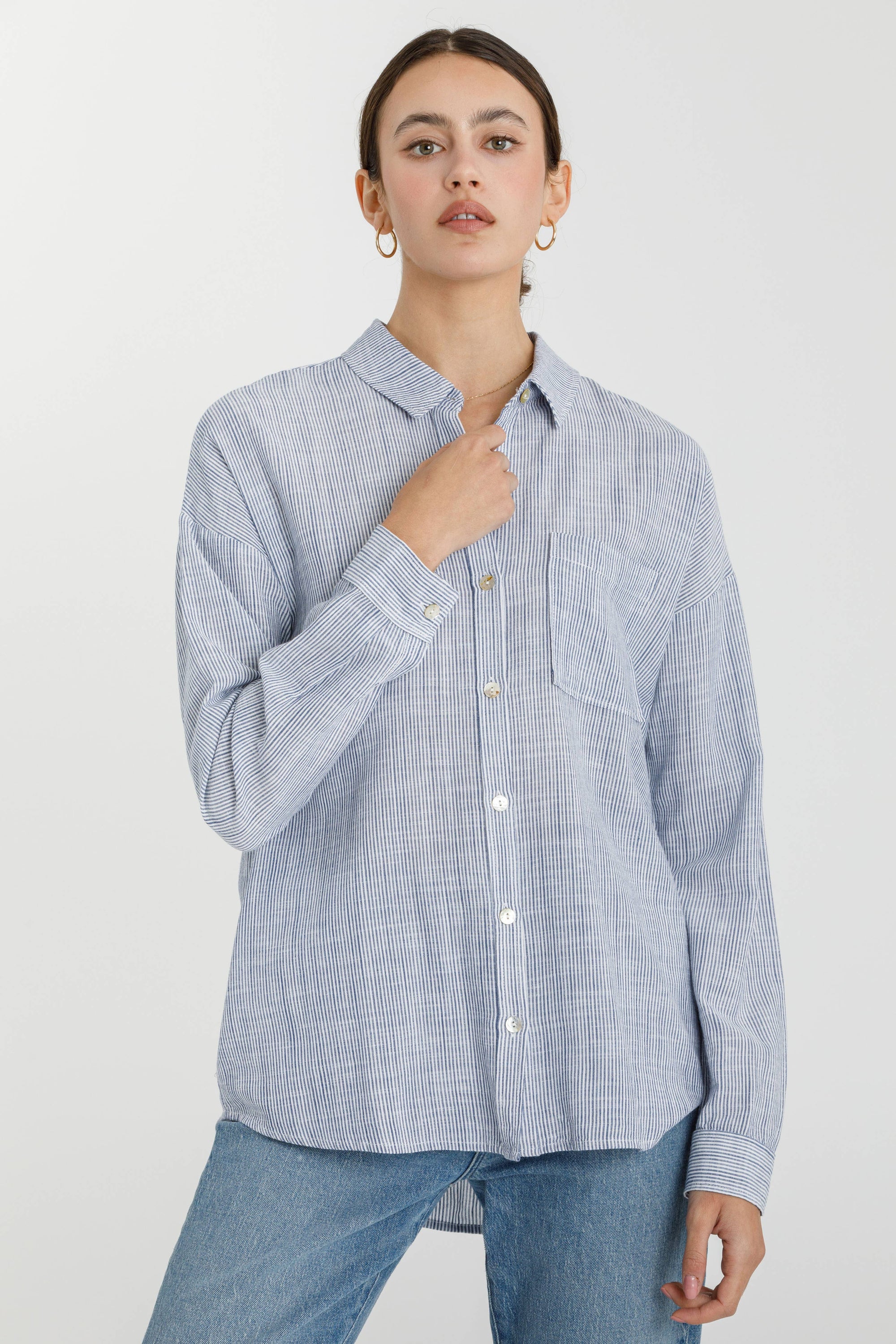 Harley Stripe Button Down Shirt - Cloth + Cabin