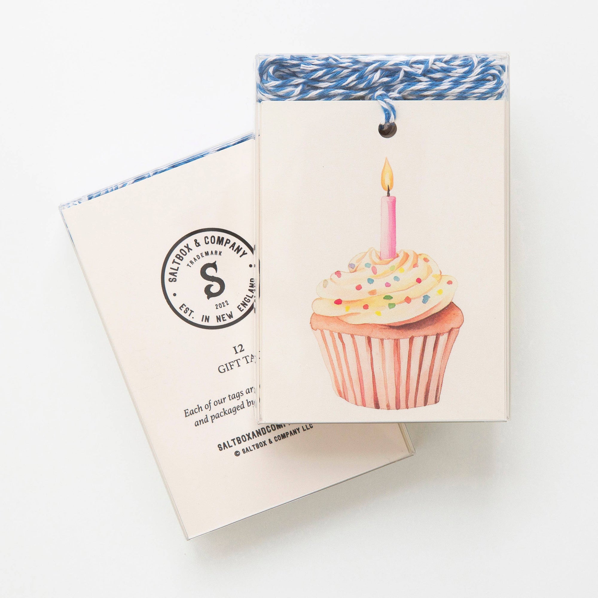 Cupcake - Box of 12 Gift Tags - Cloth + Cabin