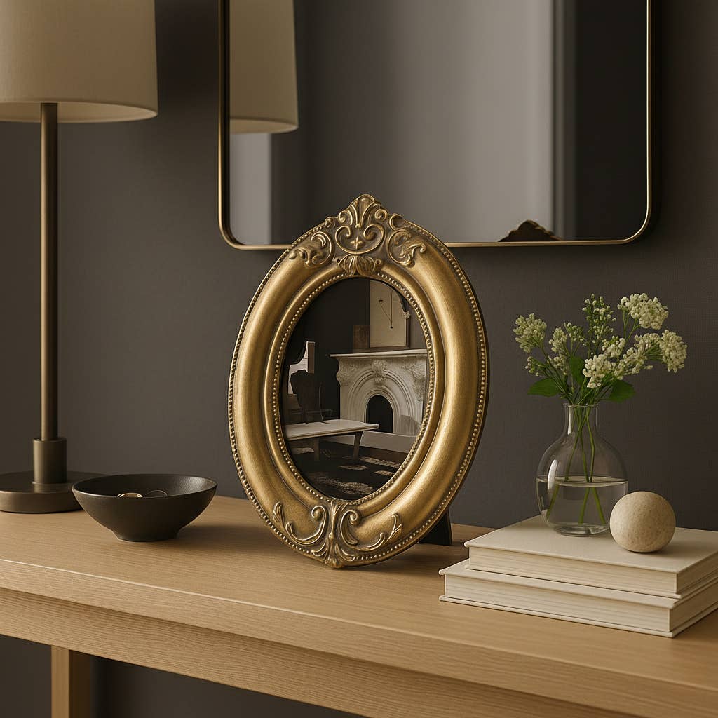 Gold Applique Photo Frame - Cloth + Cabin