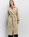 Diane Brushed Twill Trench Coat