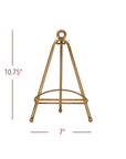 Faye Boho Brass Folding Easel Metal
