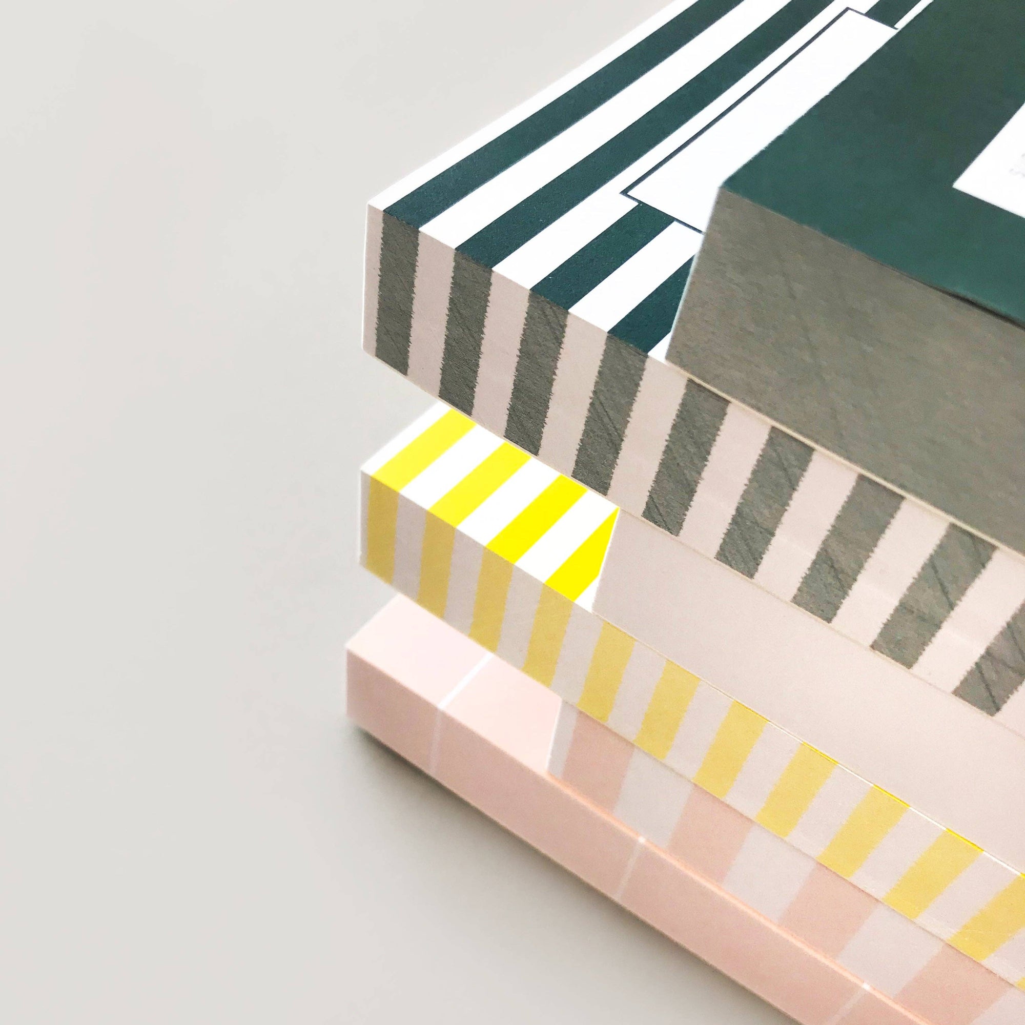 Peony Stripe Chunky Notepad - Cloth + Cabin