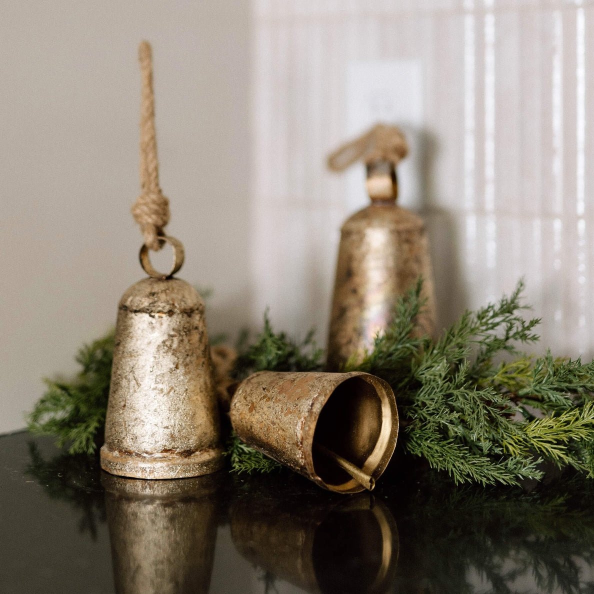 Rustic Bell Ornament - Cloth + Cabin