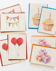 Celebration Pennants - Box of 6 Note Cards - Cloth + Cabin