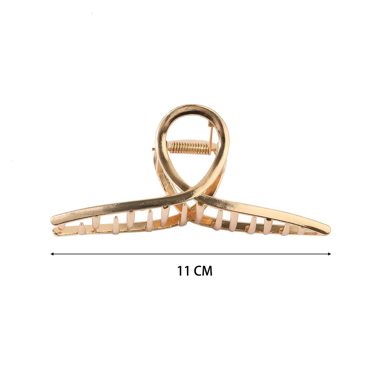 6-Pack Gold Tone Metal Hair Claws, Strong Hold_CWABE0199 - Cloth + Cabin
