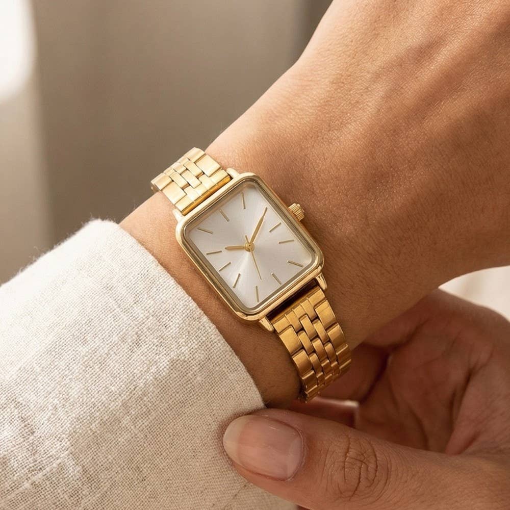 Minimalist Rectangle Watch - Cloth + Cabin
