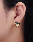 Triangle Geometric Stud Earrings - Cloth + Cabin