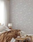 Sun-Bleached Floral Peel and Stick Wallpaper - Cloth + Cabin