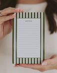 Striped Notepad