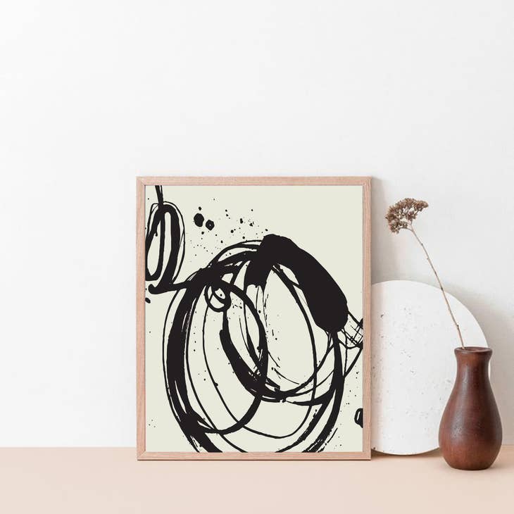 Modern Brush Artwork Print - Cloth + Cabin