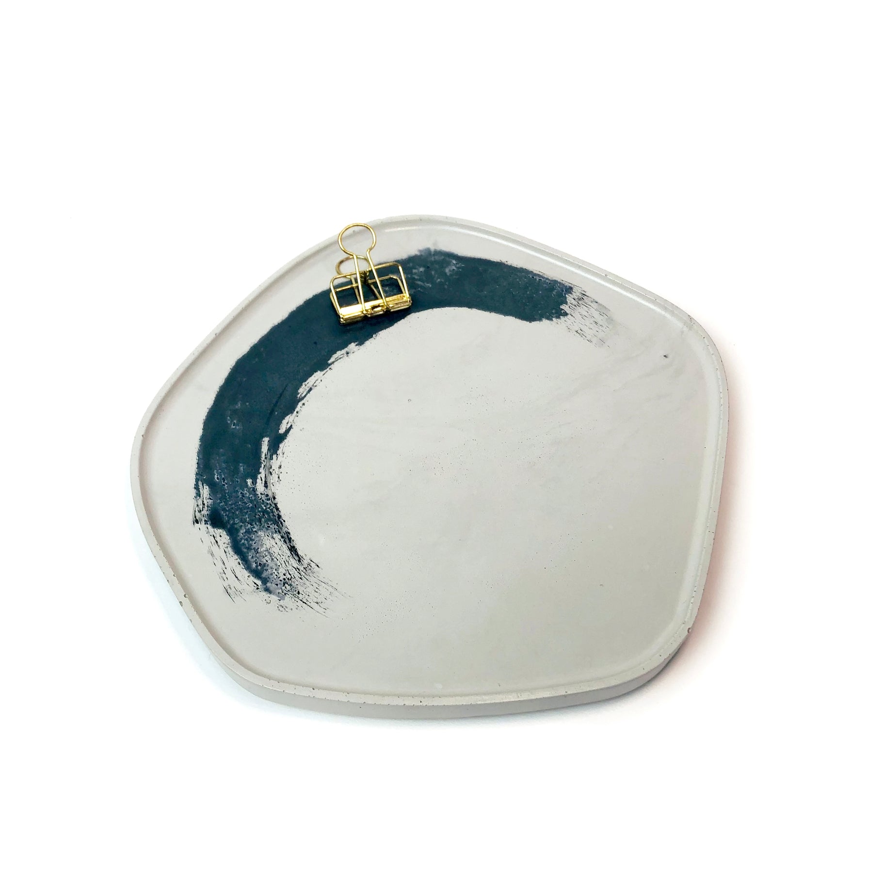 Medium Concrete Organic Tray - Cloth + Cabin