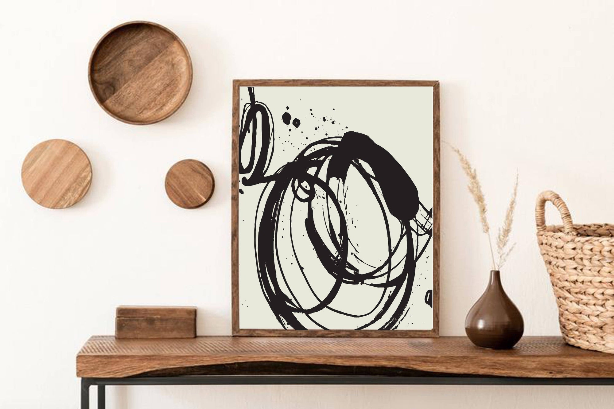 Modern Brush Artwork Print - Cloth + Cabin